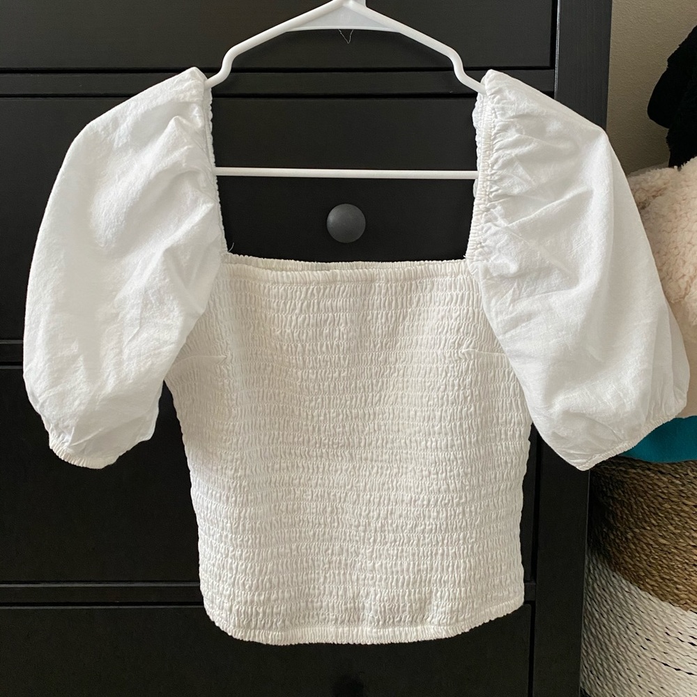 abercrombie puff sleeve top